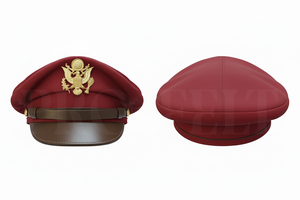 Premium Quality Customized Embroidered Peak Cap Adjustable Visor <b>Hat</b> Classic Formal Uniform Style Headwear for Outdoor Events - Product Image 5