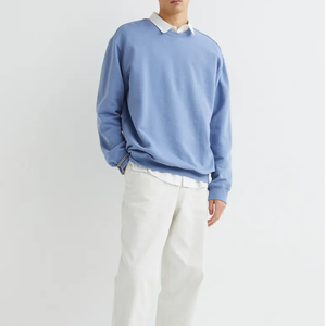 Unisex Winter Sweatshirt with Double-Layer Collar Digital Printing ODM Service <b>100</b>% <b>Bamboo</b> <b>Fiber</b> Fleece - Product Image 2