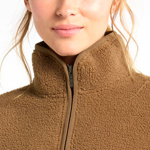2026 Vente en gros de vestes en molleton de luxe pour femmes, veste en polaire sherpa de qualité supérieure, hiver, avec service OEM - Product Image 5