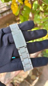 Montre de luxe sertie de diamants, entièrement ornée de chiffres, pour homme, en acier inoxydable, pour homme et femme - Product Image 3