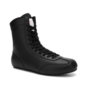 Chaussures de boxe DM Pro pour homme, respirantes, à lacets, triple maille, cuir synthétique, semelle antidérapante résistante à l'usure, légères, prêtes à être expédiées - Product Image 2