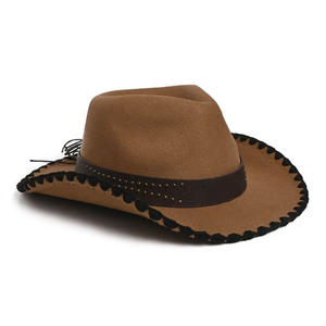 Travel Ready Western Cowboy <b>Hat</b> American Export Style 100% Polyester <b>Summer</b> Casual Fashionable High Quality Material - Product Image 3