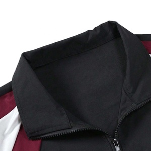 Nouvel arrivage de blouson d'aviateur pour hommes au design personnalisé veste softshell imperméable à l'eau à rayures de style bicolore - Product Image 3