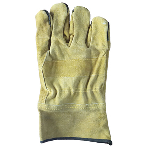 Premium Cowhide Leather <b>Thermal</b> Outdoor Plain <b>Work</b> <b>Gloves</b> Heavy Duty Construction Durable Safety Industrial <b>Gloves</b> - Product Image 5