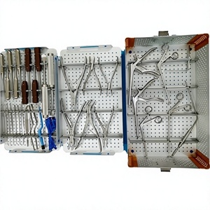 Ensemble d'instruments pour la chirurgie de la colonne lombaire, boîte de stérilisation, acier inoxydable, réutilisable, autoclavable, certifié CE, Pacho Industries - Product Image 4