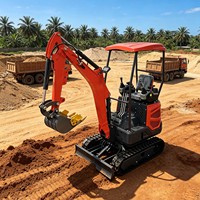Mini-pelleuse - 1,5 tonne, 1,6 tonne, 1,8 tonne - Petite excavatrice pour projets agricoles