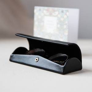 Distressed Leather <b>Sunglasses</b> <b>Case</b> Vintage Style Eyewear Protector Genuine Leather Wholesale Pouch LGC-0032 - Product Image 4
