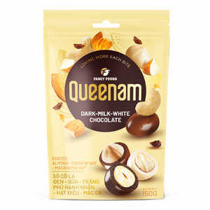 Chocolate Dragee Vietnamita de Primera Calidad, 150 g, Mezcla de Frutos Secos Recubiertos de Chocolate (Almendras, Anacardos, Macadamias), HALAL, OEM/ODM, Envío Global - Product Image 1