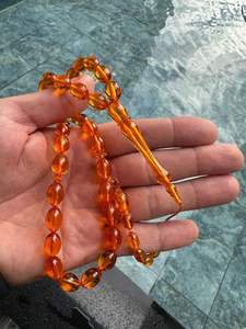 ลูกประคำเรซิ่นทำมือ ทนทาน เป็นมิตรกับสิ่งแวดล้อม ผิวเรียบเนียนขัดเงา สำหรับสวดมนต์ของชาวมุสลิม ใช้ตกแต่งบ้านสไตล์อิสลาม - Product Image 3