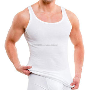 Sport Tank <b>Top</b> Pure Sleeveless Classic Cotton Vest for <b>Men</b> - Product Image 1