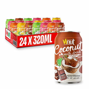Meilleur prix de gros pour la boisson au lait de coco aromatisée, variété VINUT, fabricant vietnamien, étiquette privée, échantillon gratuit disponible - Product Image 1