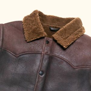 Chaleco de Cuero PU Transpirable sin Mangas, Talla Grande, Estilo Casual Retro, Ropa de Trabajo, Chaleco de Cuero de Moda, Chaleco de Piel de Búfalo - Product Image 2