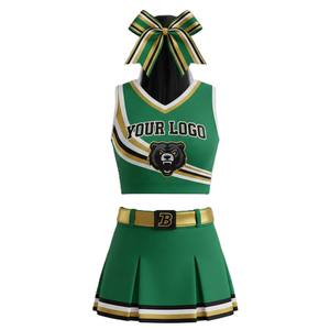 Uniformes de cheerleading sur mesure avec coutures spécialisées, prix bas, personnalisation de votre propre logo, vêtements d'entraînement, uniformes de cheerleading - Product Image 1