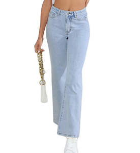 Jeans de Mezclilla Sostenibles para Mujer, Logotipo Personalizado, Producción Ecológica OEM ODM - Product Image 3