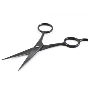 Top Design Professional Barber Scissors For Hairdressers Stainless Steel Blades Plastic <b>Handle</b> Sharp Blade Barber Scissors - Product Image 4