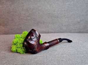 MN EXPORTS Pipa de Fumar de Briar Curvada con Acabado Espejo, Diseño Clásico de Lujo, Soporte de Madera Ecológico y Duradero, Modelo MNE-2496 - Product Image 4