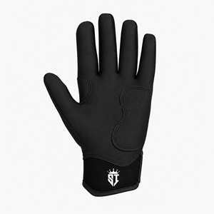 Guantes de bateo Shahi Impex de cuero sintético negro para edición limitada de calidad premium 100% cuero CABRETTA para SOFTBALL - Product Image 3
