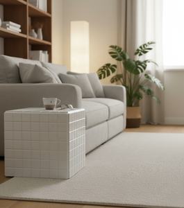 Contemporary Tile Side <b>Table</b> <b>Block</b> for Living room hotels restaurant bedroom sofa side <b>table</b> - Product Image 2