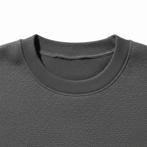 Suéter Unisex con Cuello Redondo, Básico, Mezcla de Algodón, Tallas Grandes, Primavera, Logotipo Personalizado, Sudadera Lisa 2026 - Product Image 2