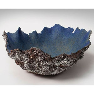 Centro de mesa de metal de primera calidad, de color blanco y dorado, con un aspecto atractivo, para servir comida en el hogar u hotel, un lujo proveniente de la India. - Product Image 6