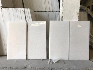 Mármol de Calcita Blanco Cristalino Pulido Premium de Vietnam, Losa Grande, Duradero, Impermeable, Ecológico, Moderno, para Cocina, Baño, Villa - Product Image 5