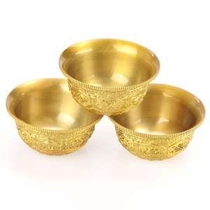 Cuenco de Cobre Puro para Altar Budista, Taza de Agua de Latón para Budistas, Venta al por Mayor en India - Product Image 5