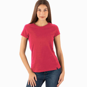 High Quality Women Fashion Solid Color T-Shirt Custom Design Street Wear Wholesale <b>Cheap</b> Price Summer Short Sleeve T-Shirts - Product Image 6