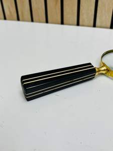 Lupa de Mano de Latón de 2.5'' con Mango Decorativo |   Lupa óptica de cristal vintage (no plegable) - Product Image 2