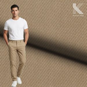 100% Cotton Woven 280GSM 3/1 Twill Peach Soft Chino <b>Fabric</b> Textile OEM ODM Wholesale Supplier - Product Image 2