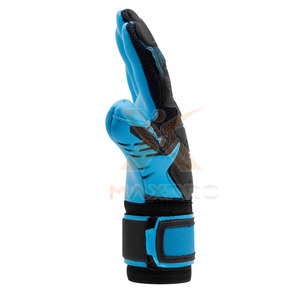Gants de gardien de but en cuir de haute qualité, équipement de sécurité pour les sports de plein air avec des caractéristiques imperméables et antidérapantes, service OEM personnalisé - Product Image 3