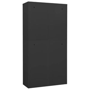 Schedari per uffici in acciaio 35.4 "x 15.7" x 70.9 "antracite - Product Image 5