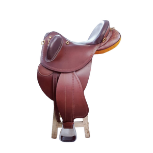 Sillín de resistencia australiano hecho a mano de cuero para montar a caballo por sillín australiano, sillín de carreras para el trabajo del ganado - Product Image 1