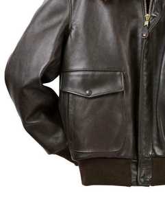 Chaqueta de Invierno para Hombre de Cuero Genuino con Forro de Algodón Grueso y Peluche, Impermeable y Reversible, Corte Moderno, Cierre Frontal con Cremallera, Diseño Clásico - Product Image 5