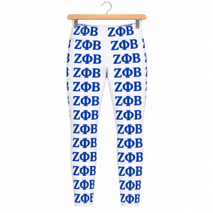 Leggings Zeta Phi Beta Divine Nine pour femmes, très demandés, anti-bactériens, anti-plis, entièrement imprimés par sublimation, taille haute - Product Image 3