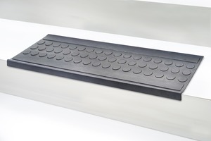 Marches d'escalier en caoutchouc antidérapantes pour intérieur et extérieur, tapis de sol robustes pour la maison, le bureau et l'hôtel - Product Image 1