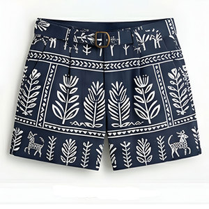 Shorts de bain professionnels anti-UV pour femmes, pour la plage et l'été, en tissu respirant mélange polyester et élasthanne. - Product Image 1