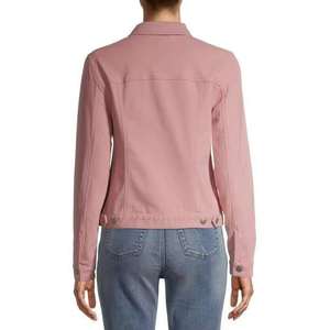 Veste en jean en coton pour femme, couleur unie, sur mesure, style gothique tricoté respirant pour l'hiver - Product Image 2