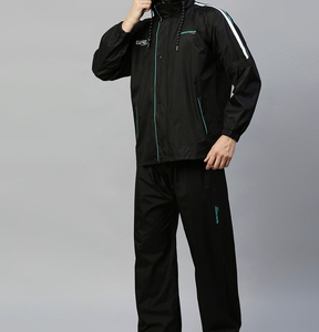 Ensemble coupe-vent professionnel pour homme OEM de haute qualité, veste à capuche imperméable et pantalon pour les voyages en plein air - Product Image 5