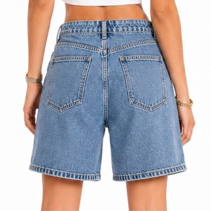 Shorts en jean pour femmes, coupe décontractée, premium, élégants, confortables, durables, vintage, décontractés, coupe confortable, tissu doux et respirant - Product Image 2