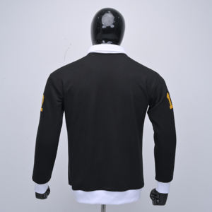 Uniforme de Rugby Estilo Polo de Primera Calidad con Logotipo Personalizado Bordado en Chenilla en la Parte Delantera y en las Mangas para Hombre, Camiseta de Rugby - Product Image 5