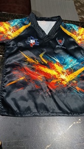 Combinaisons de kickboxing professionnelles unisexes en polyester de haute qualité, respirantes, extensibles dans les 4 sens, 220g, logo personnalisé, coupe confortable - Product Image 3