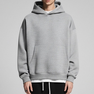 Sudadera con Capucha Extra Grande para Hombre, Ecológica, de Invierno, Personalizada, 200 Gramos, Logotipo Frontal Impreso en Serigrafía, 100% Algodón - Product Image 4