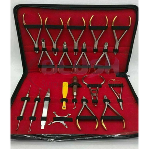 Juego de 19 Instrumentos Dentales de Ortodoncia Básicos, Manuales, Ligeros, Ergonómicos, de Acero Inoxidable, Profesionales, con Certificación CE, de Blush Surgical - Product Image 6