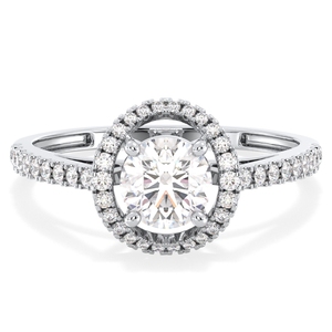 Anillos de Compromiso REYES Originales de Plata de Ley 925 con Moissanita Certificada por GRA, Precio al por Mayor, Regalo de Boda, Joyería Fina - Product Image 1