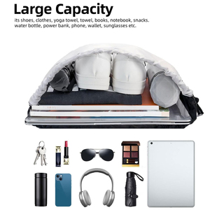 Sac à dos à cordon personnalisé avec logo, imperméable, sac de sport, grande capacité, sac à dos à cordon de sport en polyester de qualité supérieure - Product Image 2