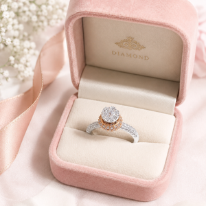 แหวนหมั้นเพชรแท้ 1.00 กะรัต |   ทอง 14K หลายสี ทรงกลมเจียระไนแบบบริลเลียนท์ ประดับเพชรแบบหนามเตย สำหรับงานแต่งงาน เครื่องประดับชั้นดี - Product Image 3