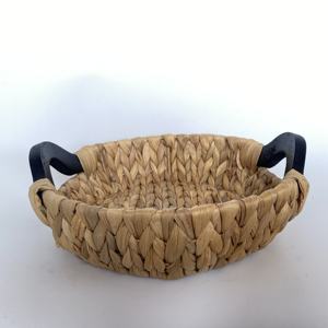 Wholesale Best Price Round Water Hyacinth <b>Storage</b> <b>Box</b> with Metal Handle for Fruits, <b>Decoration</b> and Accessory <b>Storage</b>, Nhat Minh - Product Image 3