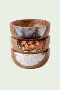 ชามเสิร์ฟไม้ทำมือสุดหรู ดีไซน์โบราณ รูปทรงทันสมัย เป็นมิตรกับสิ่งแวดล้อม สำหรับอาหารระดับพรีเมียม - Product Image 4