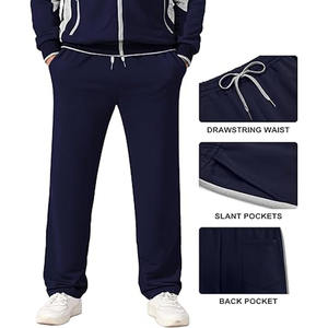 Survêtements pour hommes, ensembles 2 pièces, sweats à capuche pour hommes, survêtements à manches longues, survêtements de sport à fermeture éclair intégrale, téléchargés par Dress Sports - Product Image 5