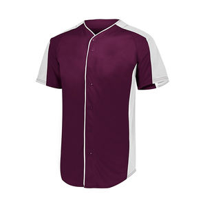 Maillots de baseball OEM pour hommes 100 % polyester, séchage rapide, respirants, antibactériens, grandes tailles, manches courtes, noms d'équipe personnalisés, vente en gros - Product Image 5